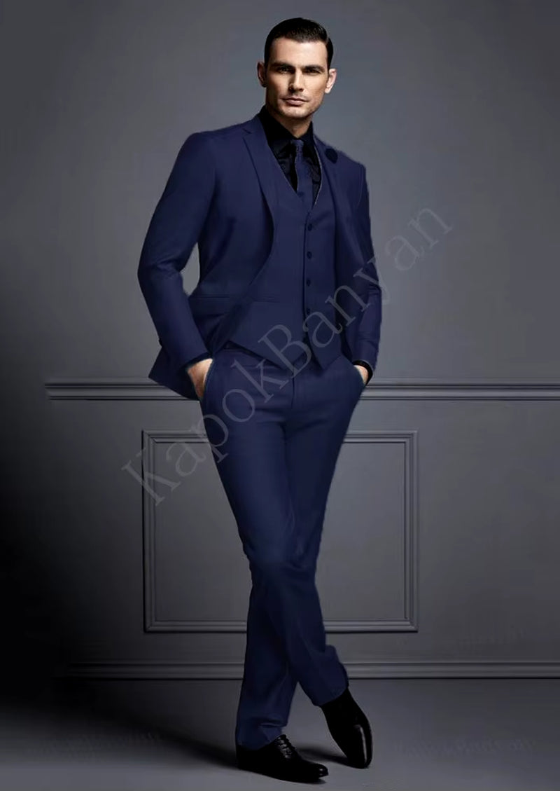 New Grey Mens Suit Groom Suit Cheap Formal Man Suits for Wedding Best Men Slim Fit Groom Tuxedos for Man(Jacket+Vest+Pants)Terno