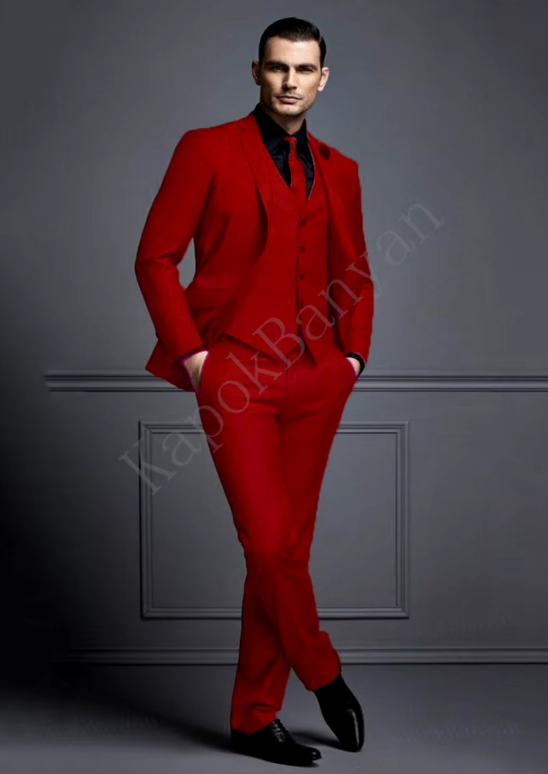 New Grey Mens Suit Groom Suit Cheap Formal Man Suits for Wedding Best Men Slim Fit Groom Tuxedos for Man(Jacket+Vest+Pants)Terno